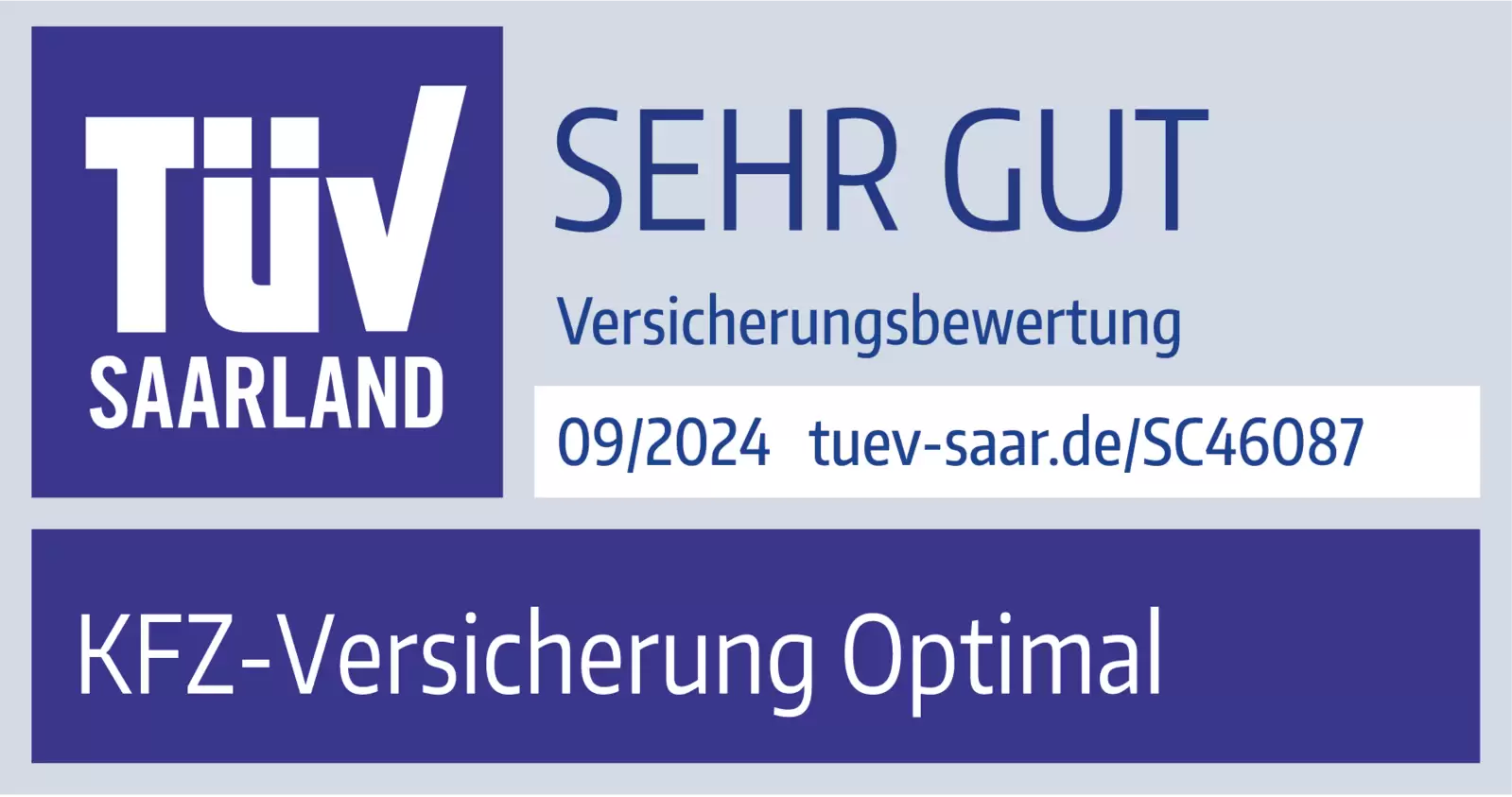 TÜV Saarland Siegel Sehr Gut,TÜV Saarland Siegel Sehr Gut